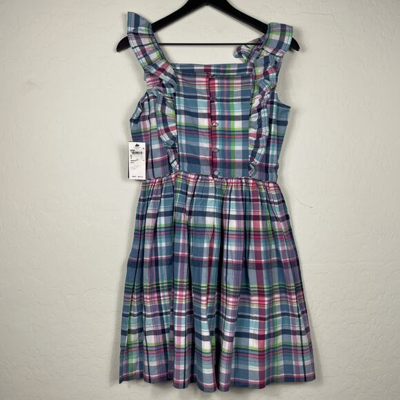 RALPH LAUREN POLO Size 16 GIRL'S BLUE SUMMER DRESS - Picture 2 of 9
